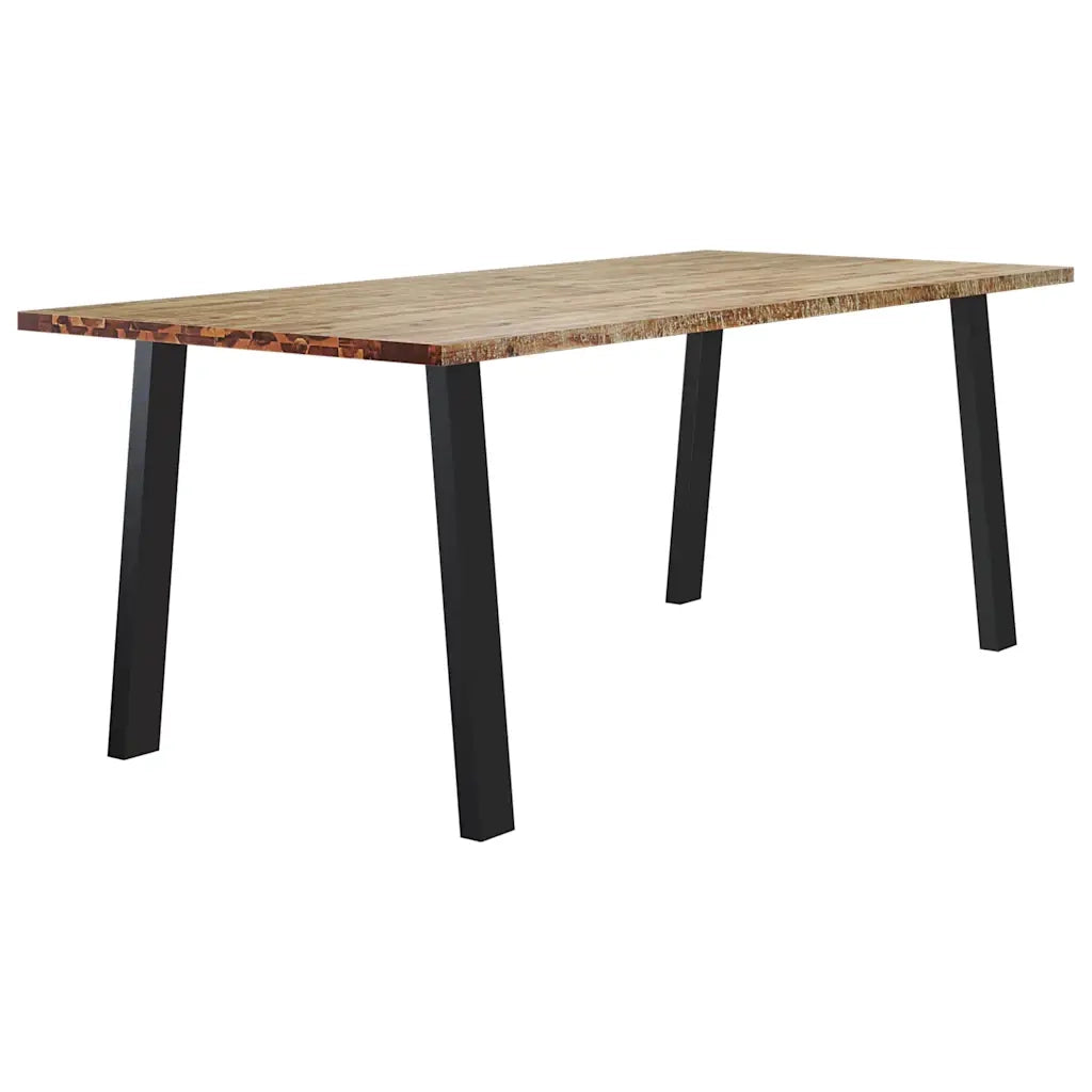 Tavolo da Pranzo 200x90x75 cm in Legno Massello di Acaciacod mxl 129595