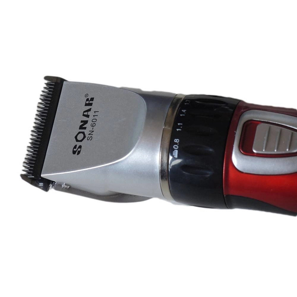 Trade Shop - Taglia Capelli Ricaricabile Rasoio Regola Barba Senza Fili Lama Acciaio Sn6011 -