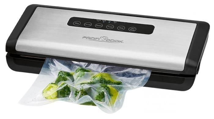 ProfiCook PC-VK 1146 macchina per sottovuoto 800 mbar Nero, Acciaio inox