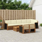 Set divani Legno di Acacia Massello 3384521
