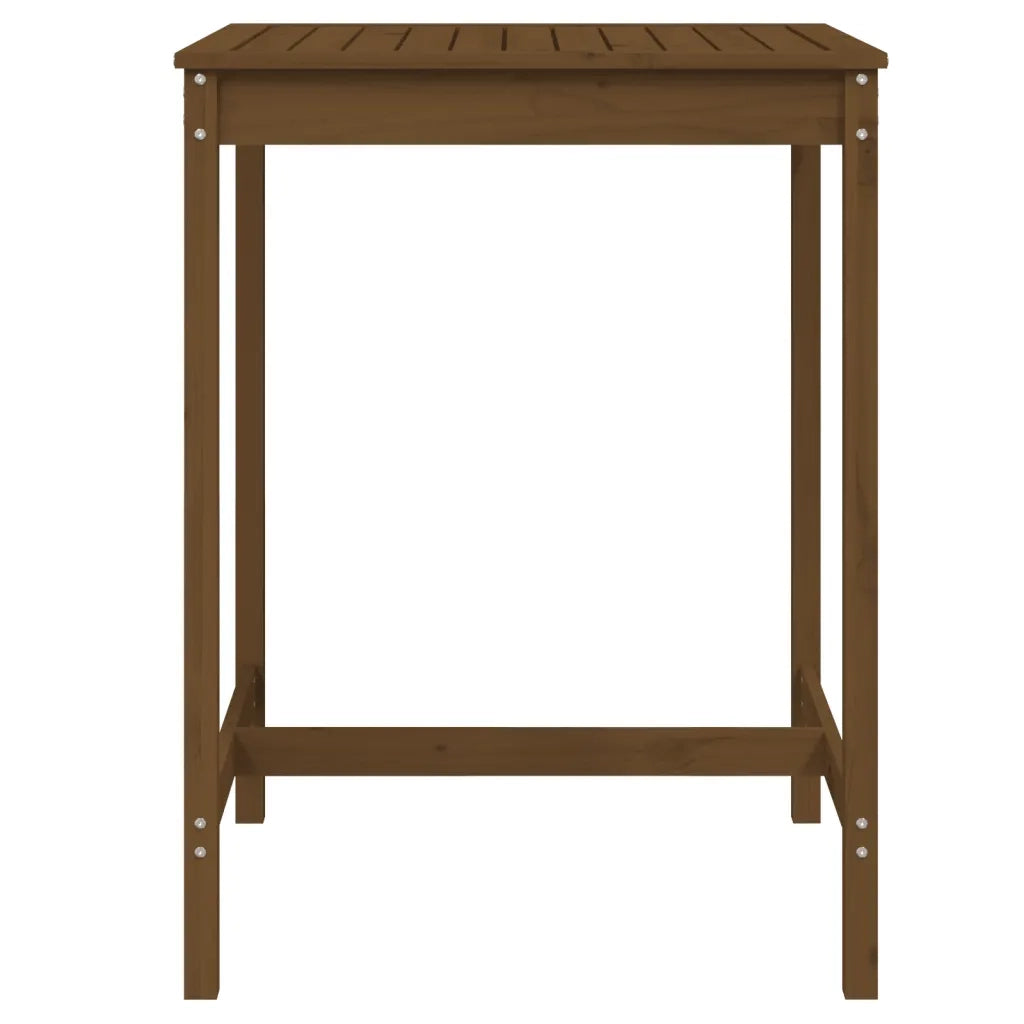 Tavolo da Giardino Ambra 82,5x82,5x110cm Legno Massello di Pino 824084