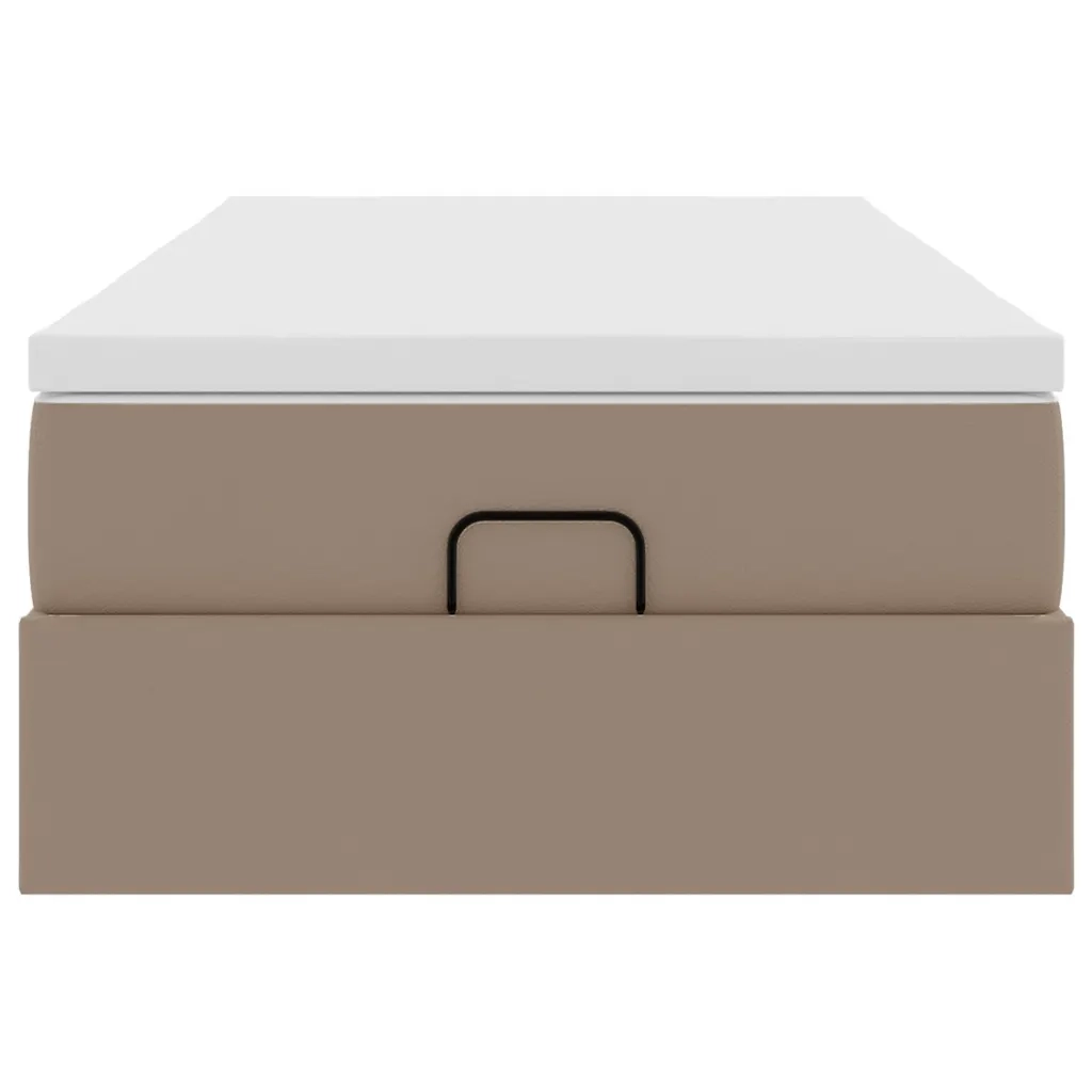 Struttura Letto Pouf con Materasso 90x200 cm Similpelle 3311020