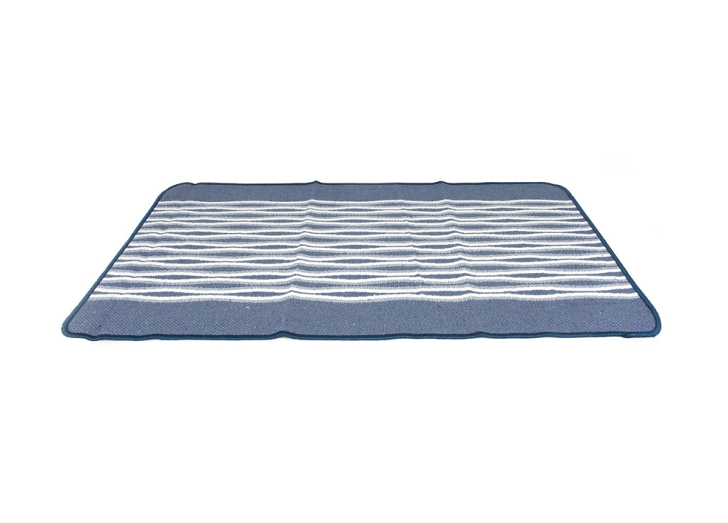Tappeto Antiscivolo Disegno Ondina Colore Blu Modello O.B. - 60x180 - Blu