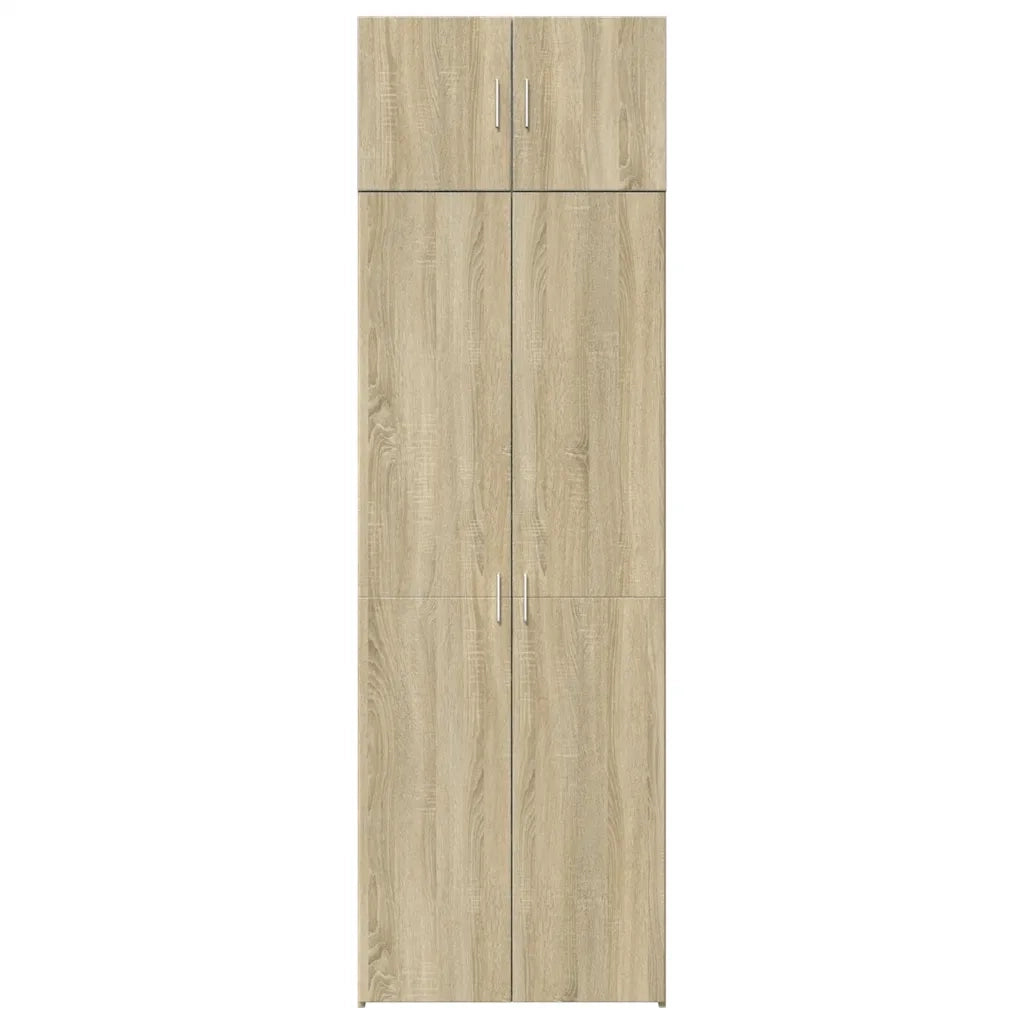 Armadietto Rovere Sonoma 70x42,5x225 cm in Legno Multistrato 3281324