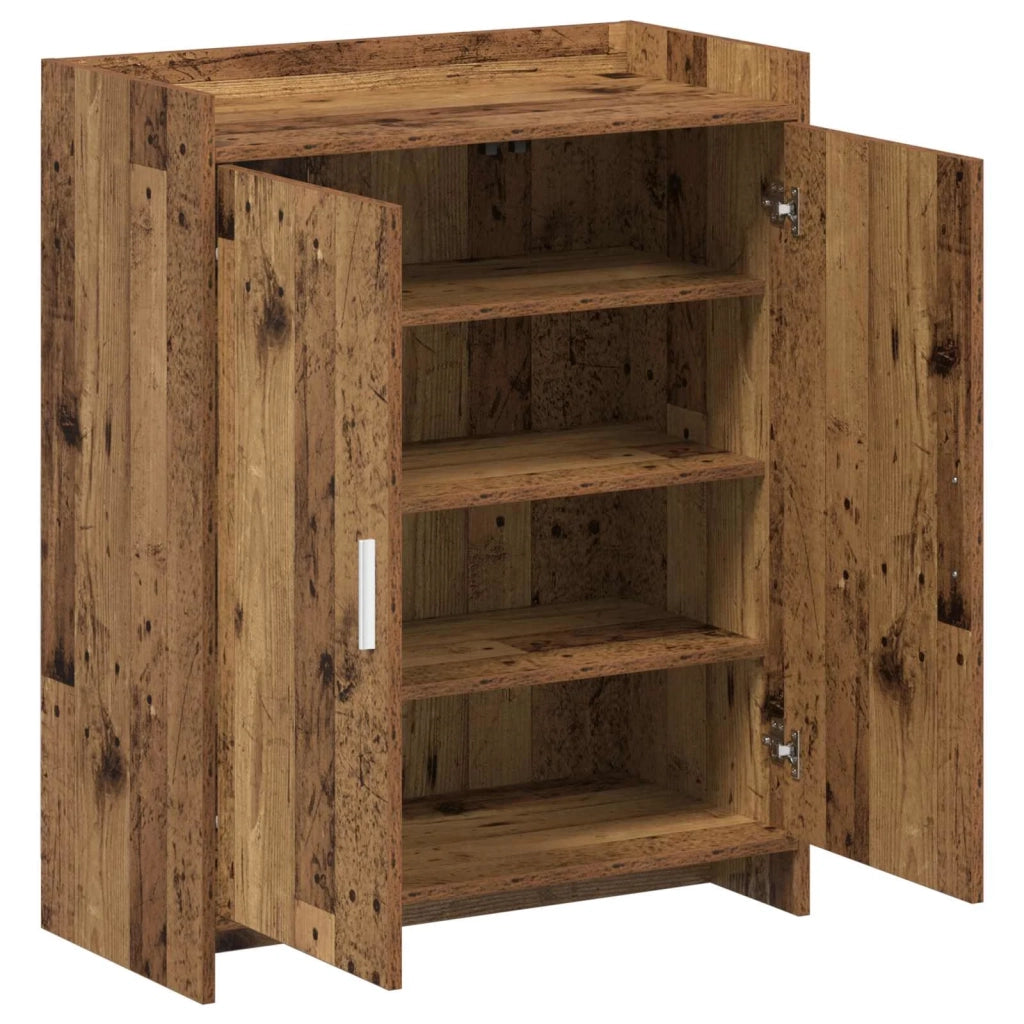 Mobile per scarpe con porta Legno antico 73,5 x 36 x 92 cm 8011313