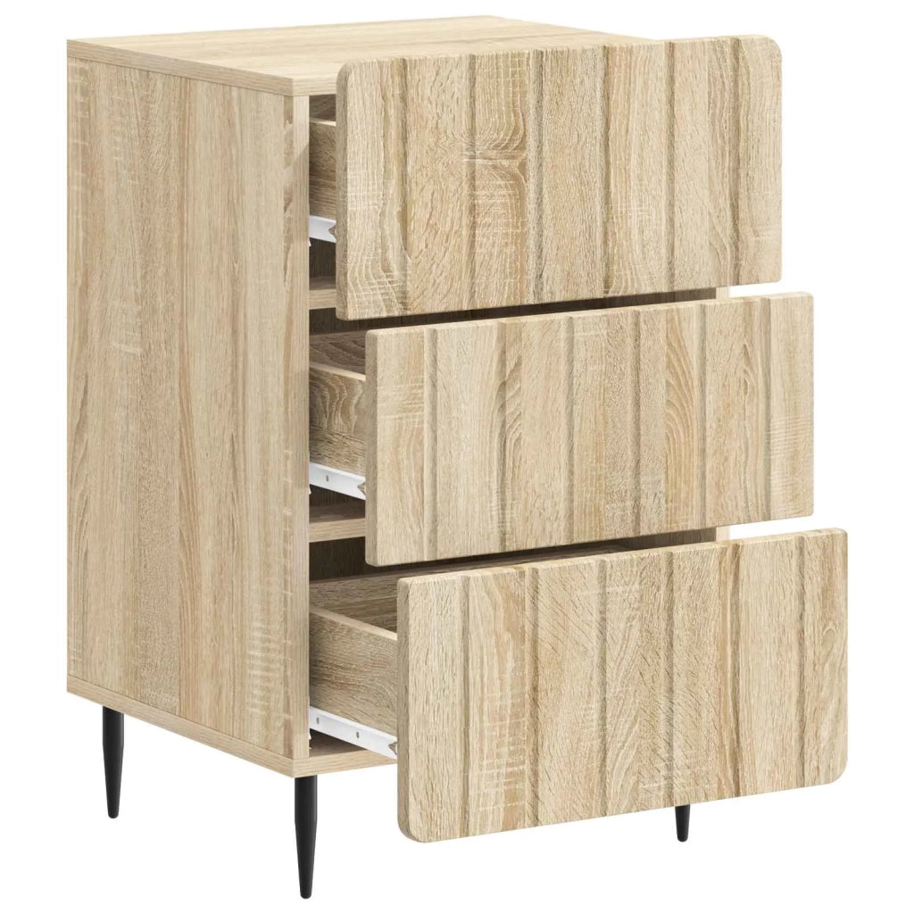 Armadio da Notte con cassetto Rovere Sonoma 43x 41 x 68 cm 894327