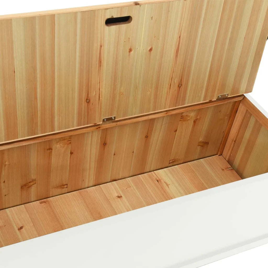 Panca 107 x 45 x 75,5 cm in legno massello di abete bianco 02_0010942