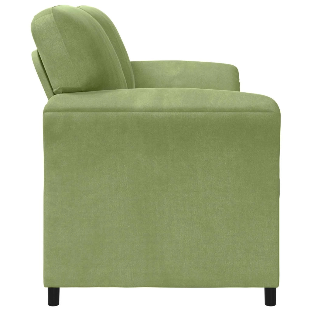 Divano a 2 Posti Verde chiaro 158 x 83 x 95 cm Velluto 42033956
