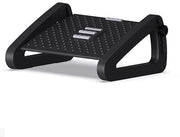 Sedia per piedi, sedia per piedi per sotto il tavolo di lavoro, sedia ergonomica regolabile con rotella per massaggio dei piedi, sedia con sostegno per gambe e piedi, sedia con schienale inclinabile, sedia per piedi in legno nero.