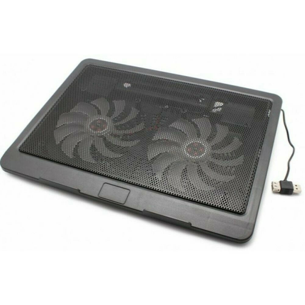 Trade Shop - Base Supporto Per Laptop Con Raffreddamento Dissipatore Integrato A 2 Ventole -