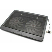 Trade Shop - Base Supporto Per Laptop Con Raffreddamento Dissipatore Integrato A 2 Ventole -