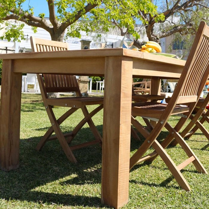 Tavolo da giardino in legno teak GINEVRA fino a 240 x 100 cm - Tavolo Da Giardino In Legno Teak Ginevra Fino A 240 X 100 Cm Dimensioni: 200 X 100 X H 79 Cm