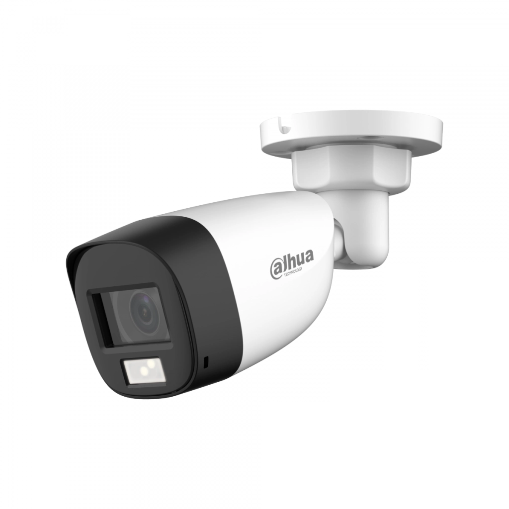 Telecamera Bullet 2MP Full Color Dahua Smart Dual Light con Audio Integrato