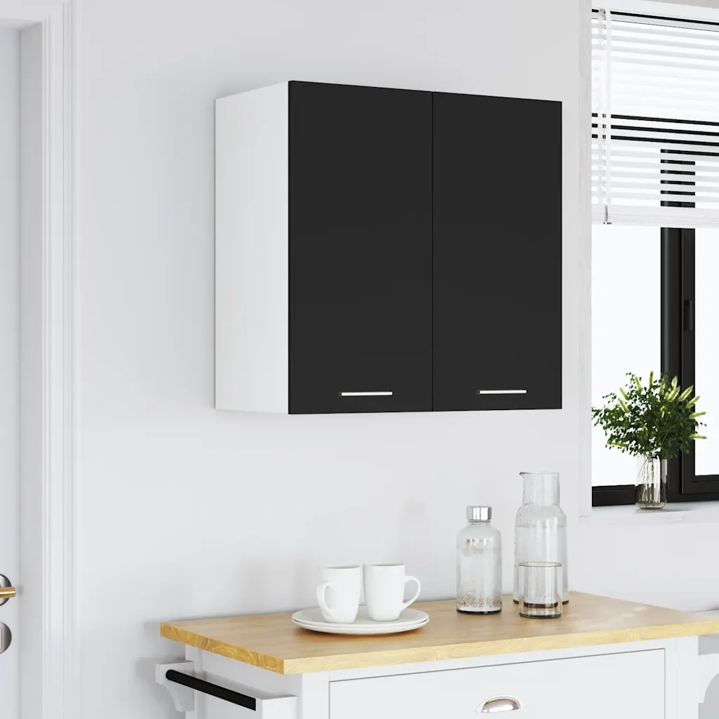 Mobile Pensile Nero 60x31x60 cm in Legno Multistratocod mxl 97048