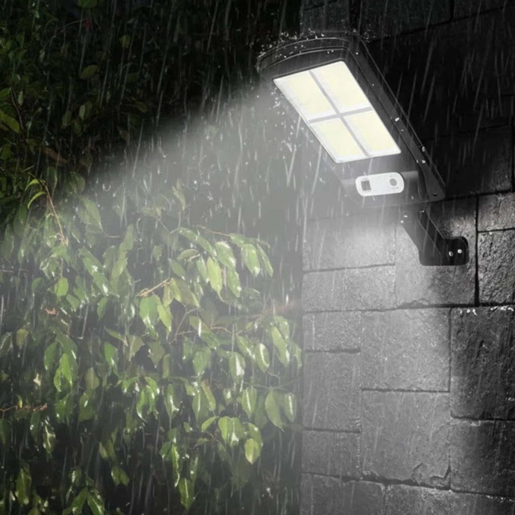 Lampada da Esterno LED 10W Solare con Sensore di Movimento Impermeabile IPX4 Nero Avizar