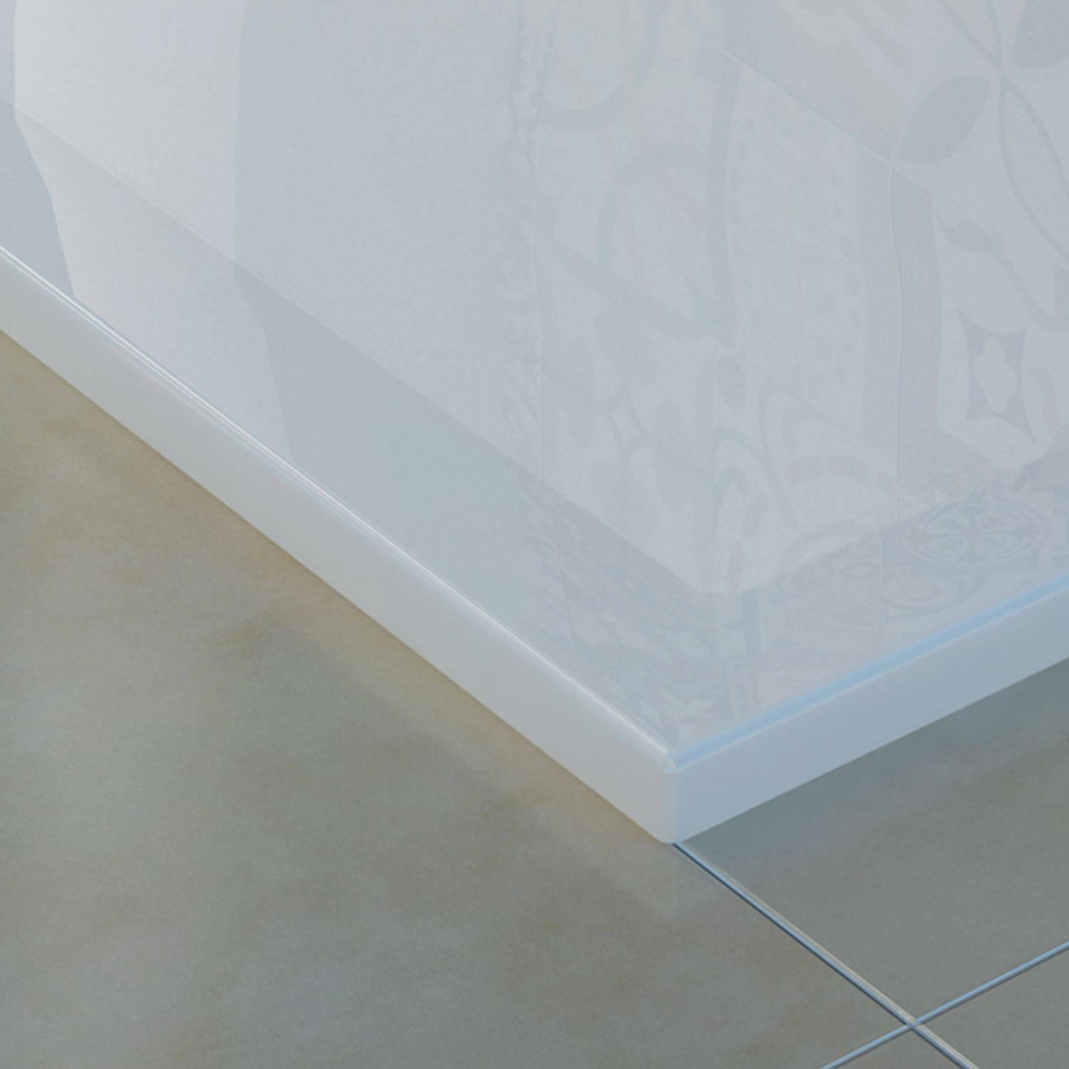 Piatto Doccia 90x120 cm in Acrilico Fosterberg Floret 3 Bianco Lucido