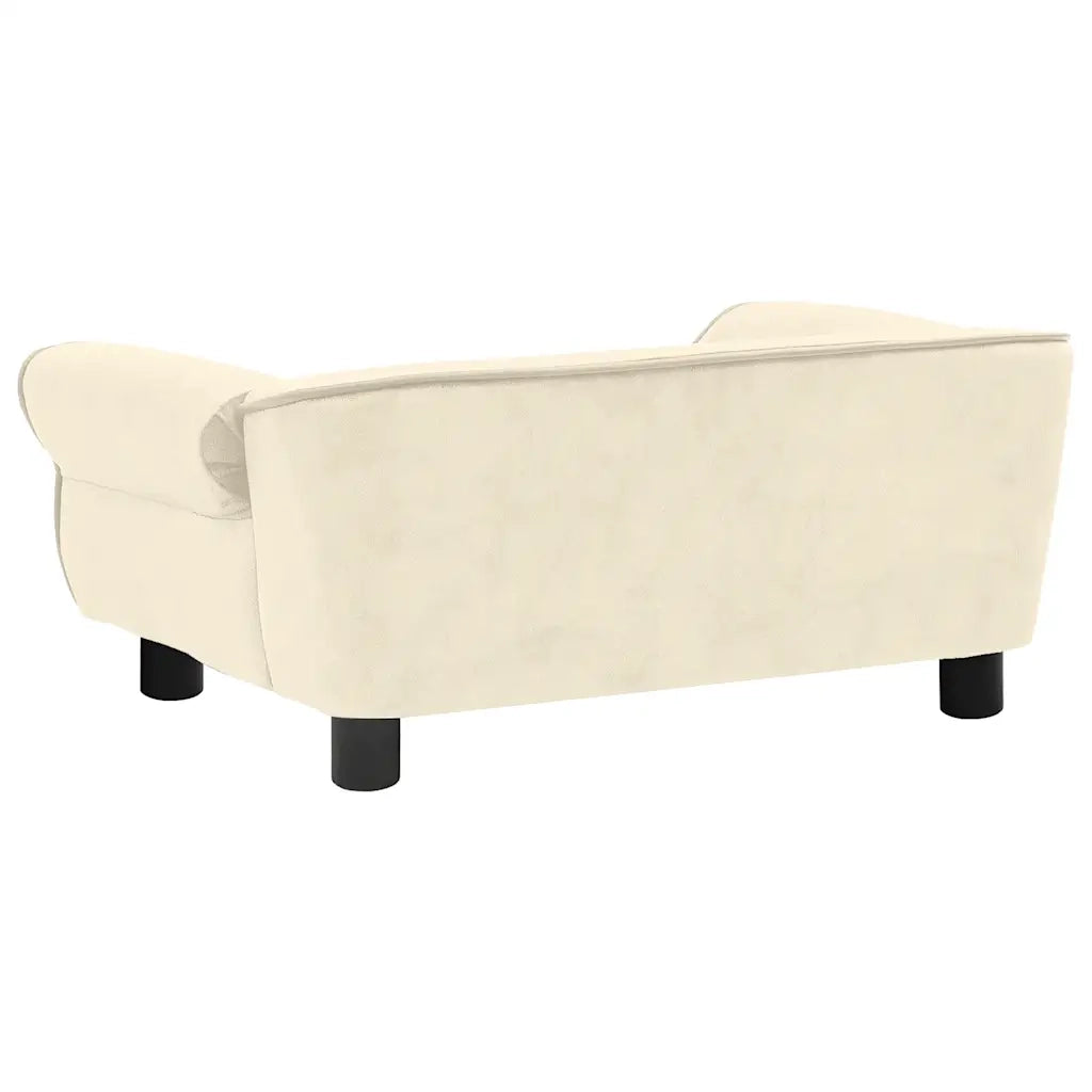 Divano per Cani Crema 72x45x30 cm in Peluche CFW4666256