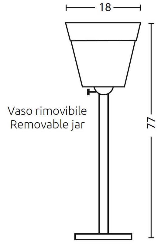 Spegnisigarette Posacenere da Esterno in Ferro Belfer Ashtray 42/SPS Verde Acido