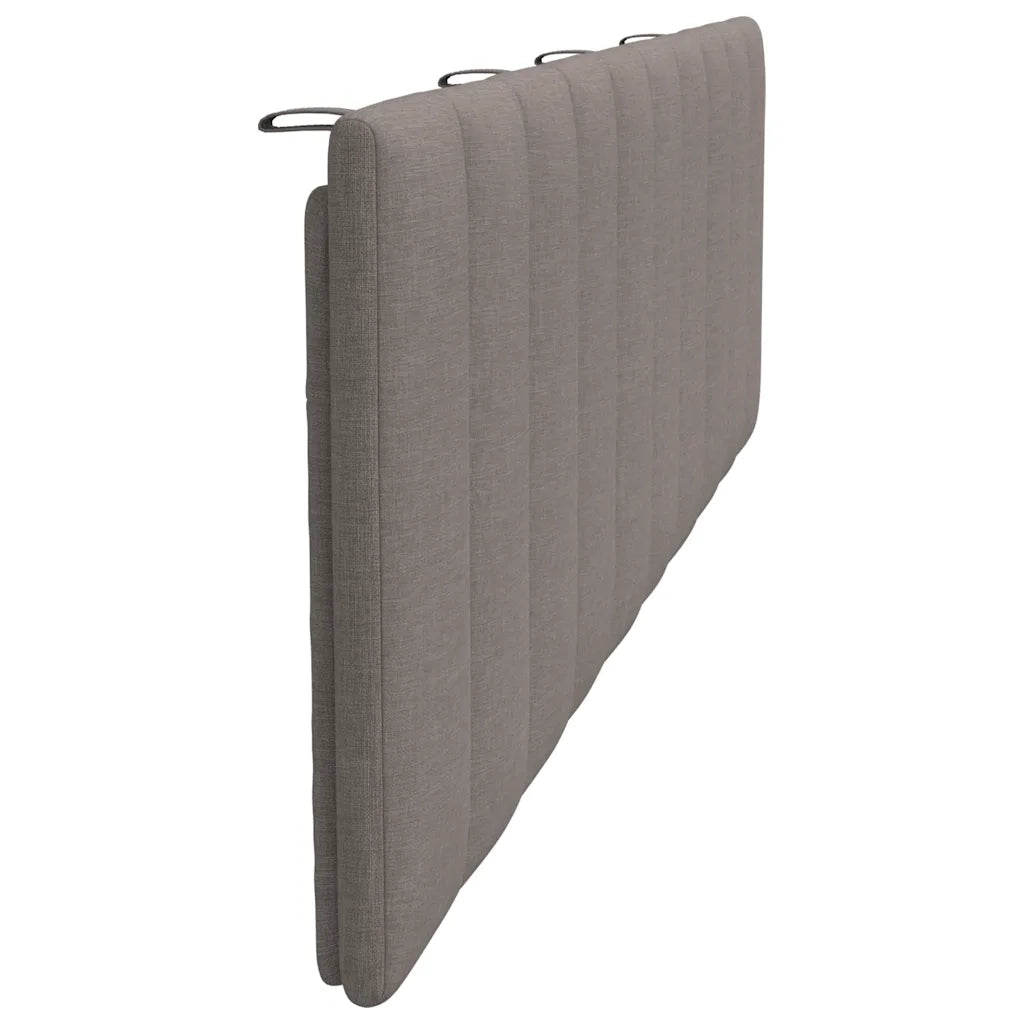 Cuscino Testiera Hanko Tortora 180 cm in Tessuto 4019181