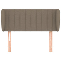 Testiera ad Orecchio Tortora 93x23x78/88 cm in Tessuto