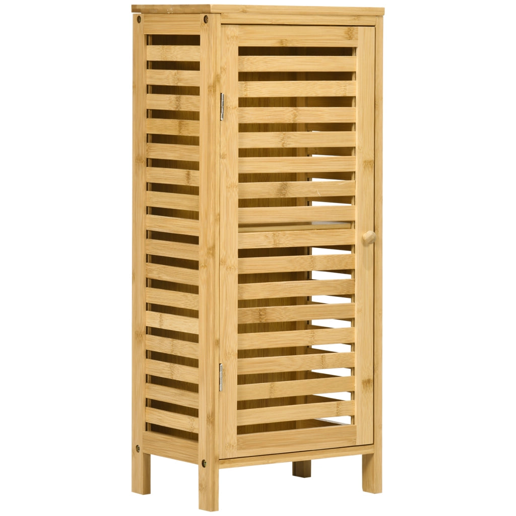 Mobile da Bagno in Bamb¨´ con Ripiani Aggiustabili ¨C Minimal ¨C 30x19,9x70 cm Natural