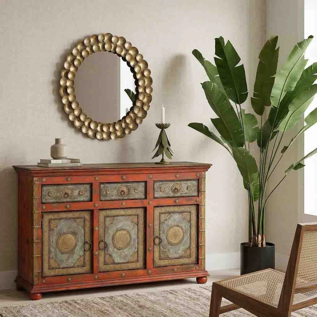 Sterlitzia decorativa artificiale con 18 foglie verde 95x95x240