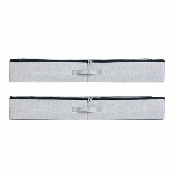 Cassa di Stoccaggio per Abitacoli 2 pezzi (85x43x12cm) con coperchio, cassa di stoccaggio per abitacoli 45 L