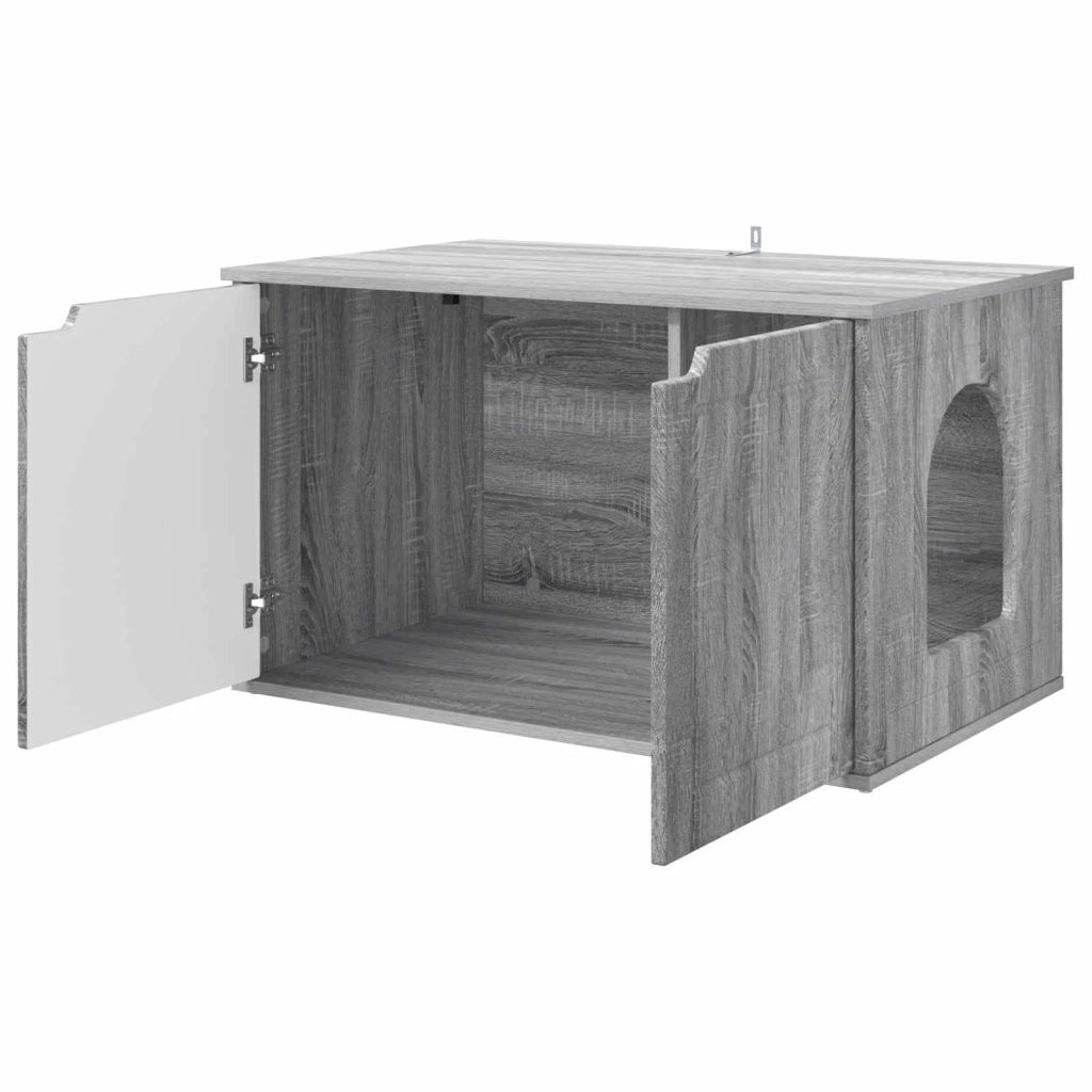 Casa per Gatti Grigio Sonoma 85 x 55 x 50,5 cm CFW7725589