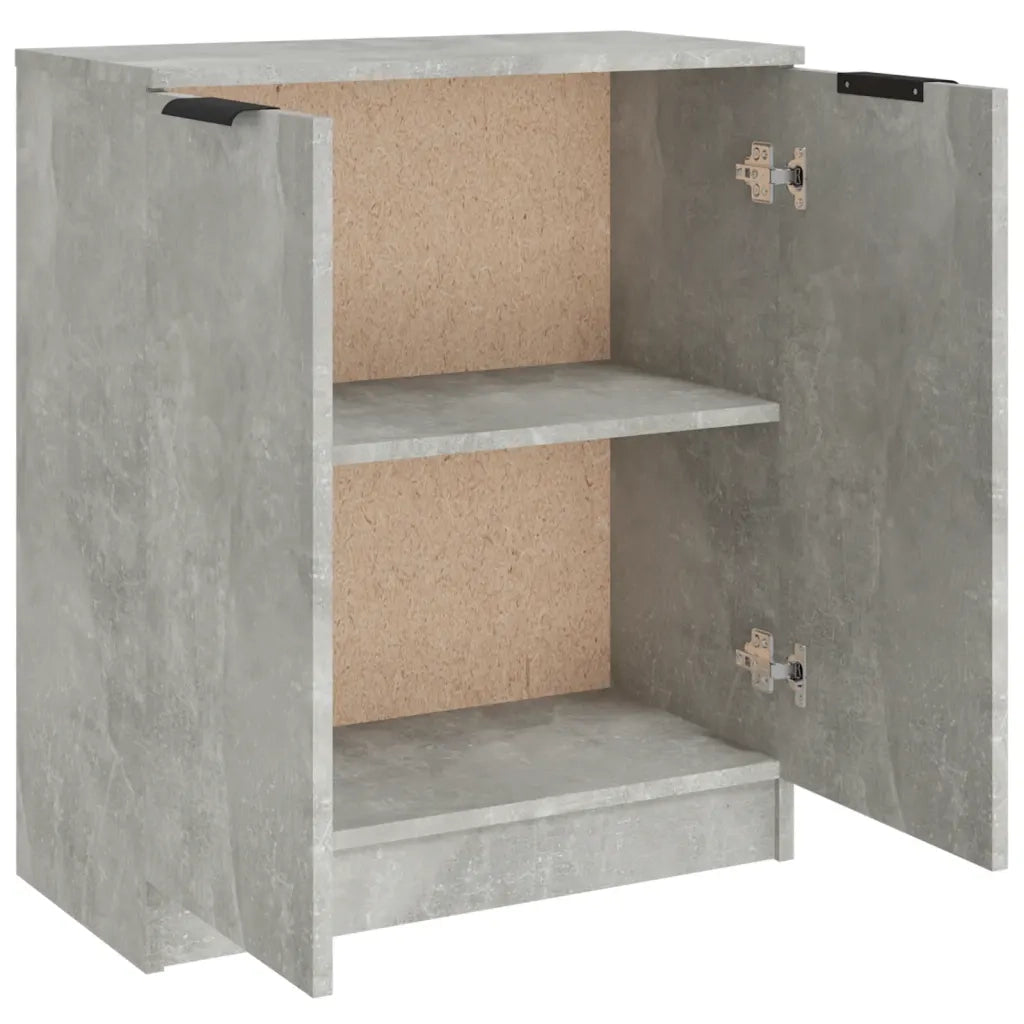 Credenza-Buffet-Armadio da cucina Grigio Cemento 60x30x70 cm in Legno tecnico