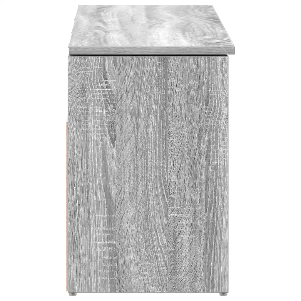 Scarpiera Grigio Sonoma 102x30,5x45 cm in Legno Multistrato 859141