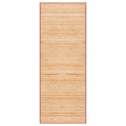 Tappeto in Bambù 80x200 cm Marrone 247205