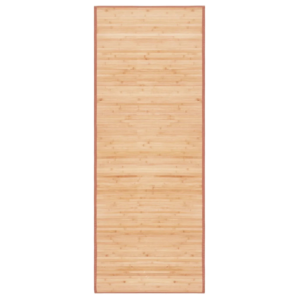 Tappeto in Bambù 80x200 cm Marrone 247205