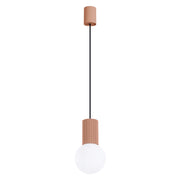 Lampada a sospensione SFERA vetro bianco mocca G9 Pure Lume