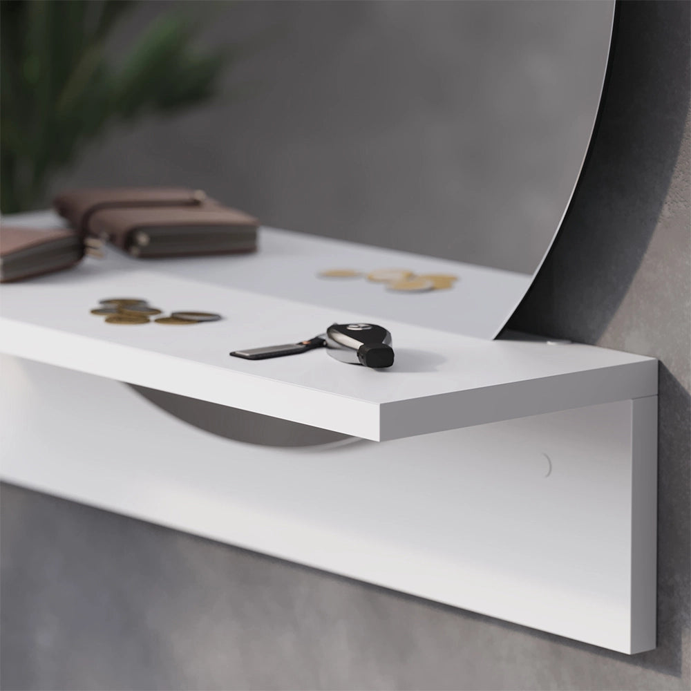 Vicco Specchio bagno Bianco 50 x 54.5 cm con ripiano
