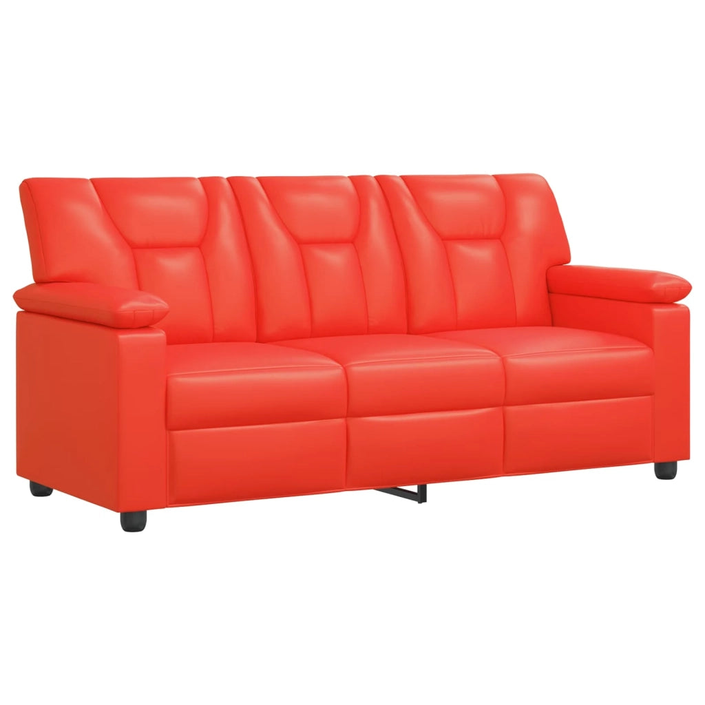Set di divani 2 pcs Rosso Similpelle 3430539