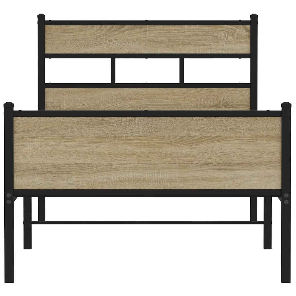 Giroletto senza Materasso Rovere Sonoma 100x200cm in Truciolato