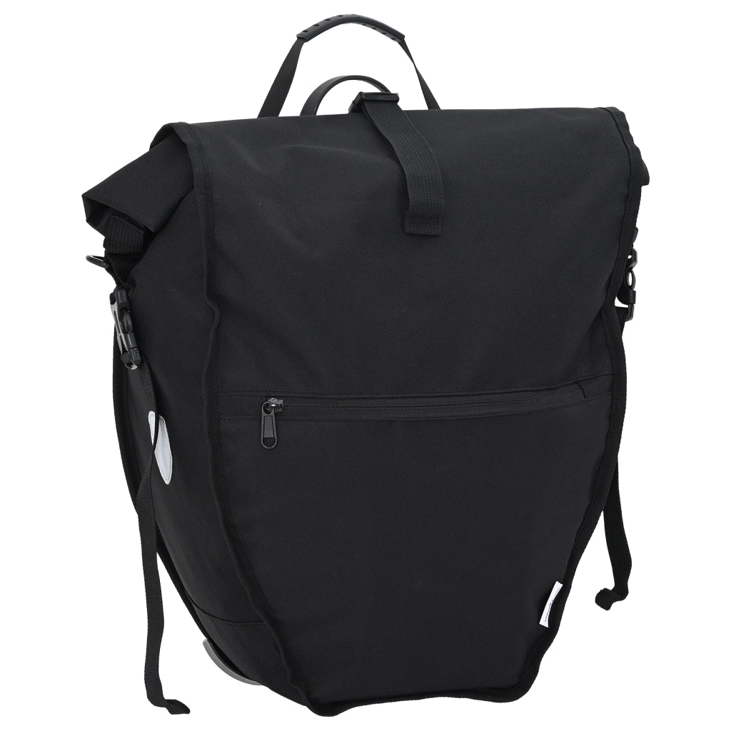 Borsa per Bicicletta per Portapacchi 25 L Nera 32.5x17x57 cm