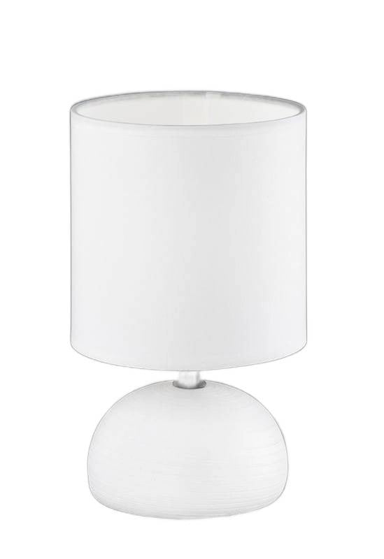 Lampada da tavolo RL LUCI bianca ceramica E14 23cm