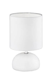Lampada da tavolo RL LUCI bianca ceramica E14 23cm