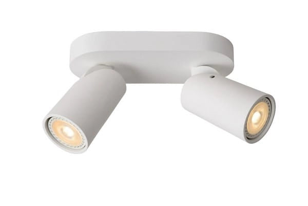 Lucide Xyrus faretto 2 luci GU10 5W bianco 2200-3000K
