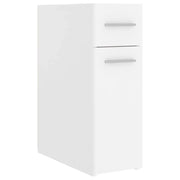 Mobiletto da farmacia bianco 20 x 45,5 x 60 cm legno massello design contemporaneo 02_0047785