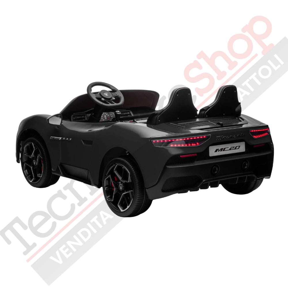 Tecnobike Shop - Auto Elettrica Per Bambini Maserati MC20 Full Optional 12V-Nero