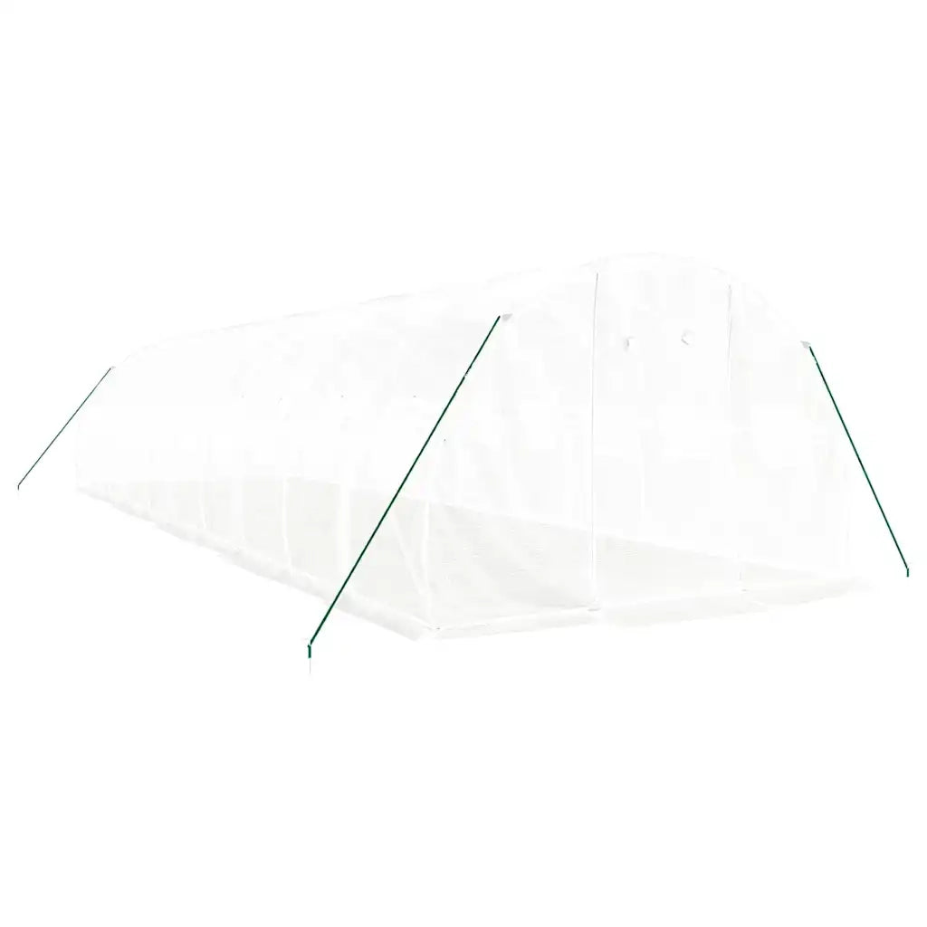 Serra con Telaio in Acciaio Bianco 30 mÂ² 10x3x2 mcod mxl 76752