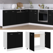 Mobile Sottolavello “Lyon” Nero 80x46x81,5 cm 801197