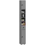 Mobile Bagno ¨C zephmum ¨C Grigio, Truciolato, 60x30x180 cm
