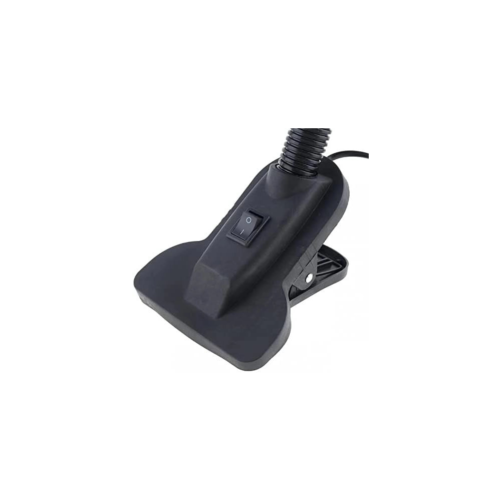 Trade Shop - Lampada Da Scrivania Lampada Tavolo Con Pinza Orientabile Snodabile E27 -