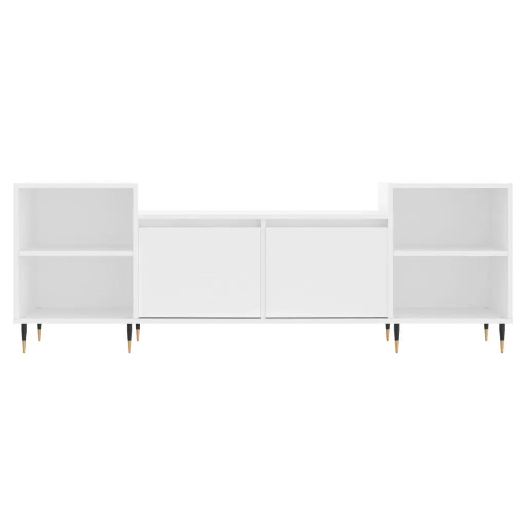 Mobile Porta TV Bianco 160x35x55 cm in Legno Multistrato 831332