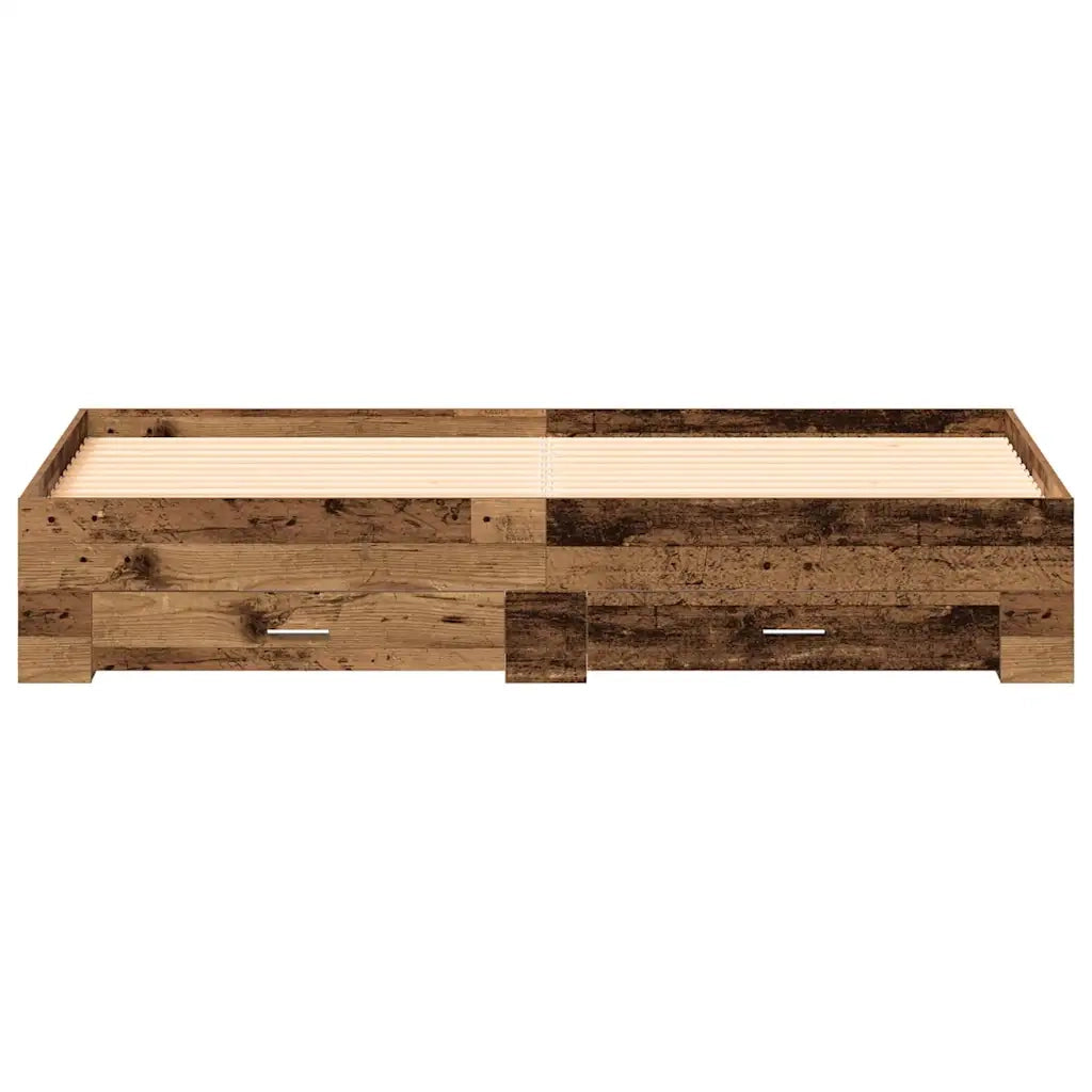 Struttura del letto con cassetto Legno vecchio 180 x 200 cm 3333960