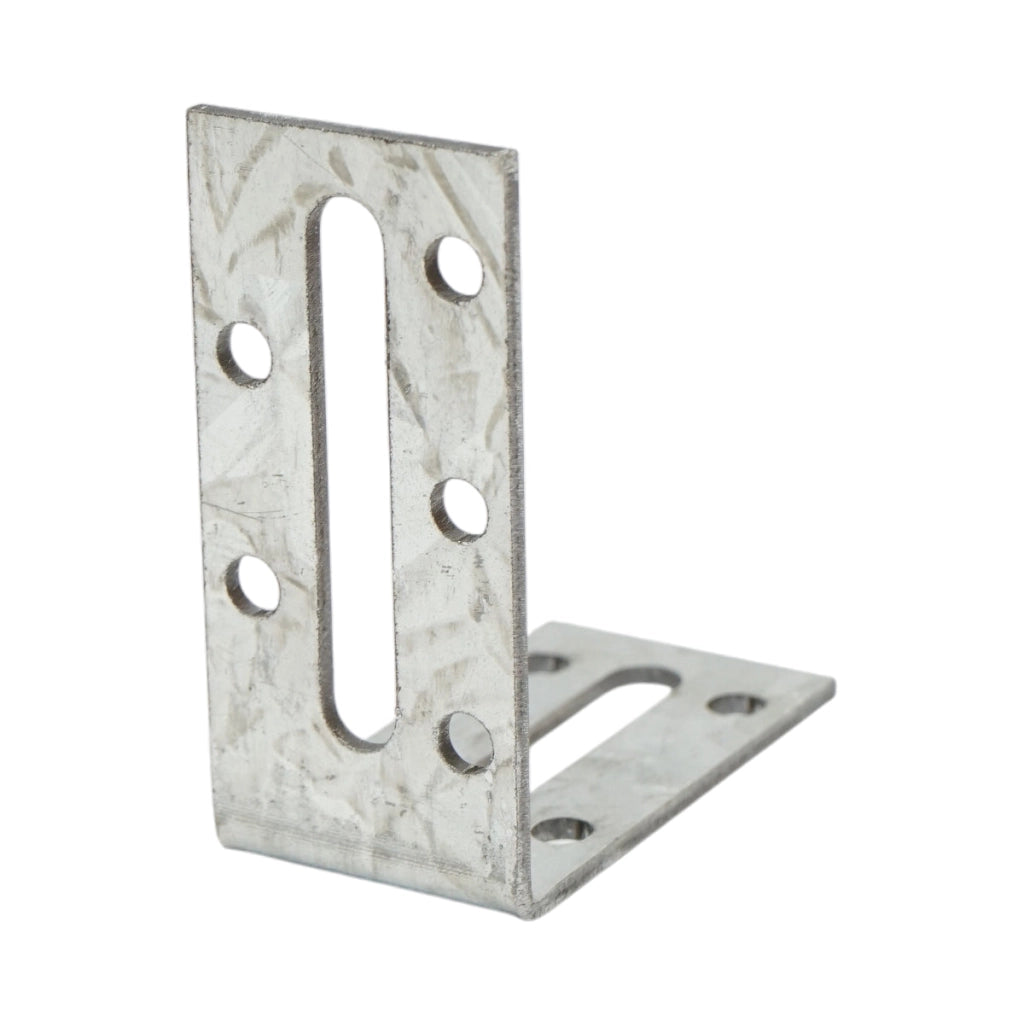 Biella regolabile 55x65x30mm, spessore 2mm, acciaio zincato