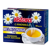 Ristora camomilla con melatonina istantanea senza zuccheri confezione 16 bustine